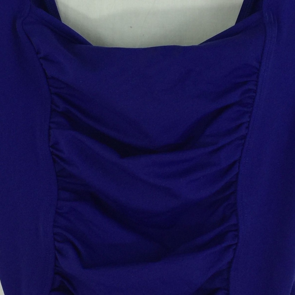 Speedo Women's Shirred Tank Swimsuit One Piece - Picture 3 of 6